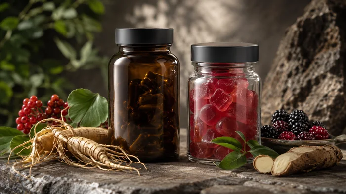 Two-part wellness system with botanical ingredients
